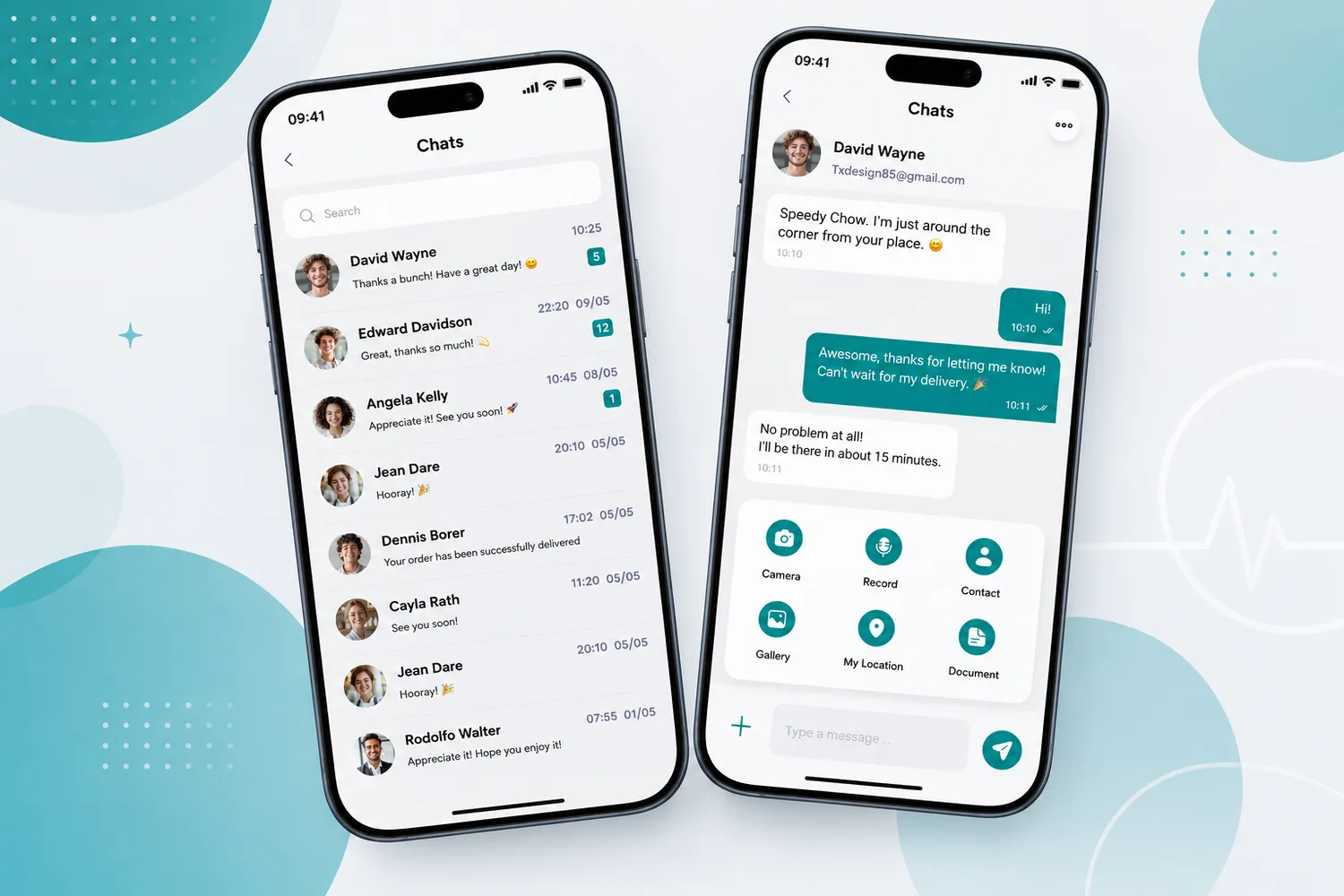 Caregiver receiving a real-time notification on a phone