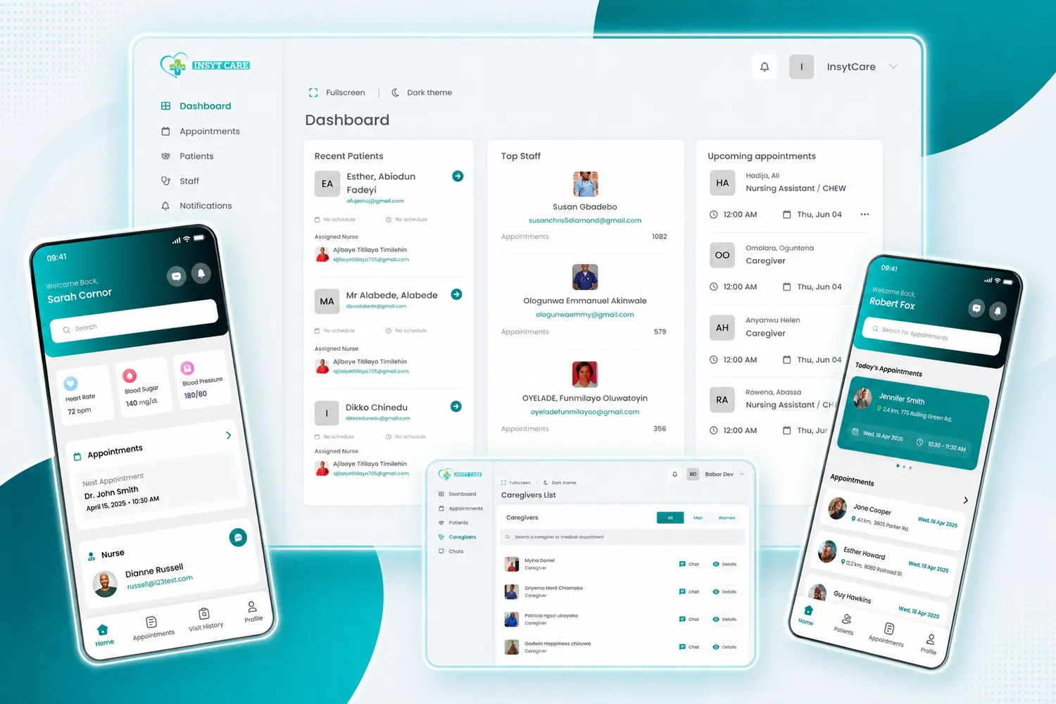 Admin managing staff roles and permissions